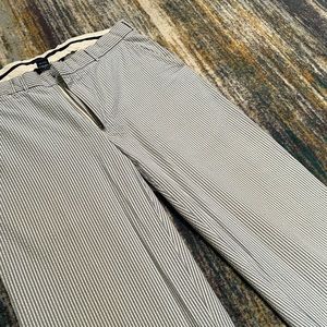 Blue & White Men’s Seersucker Polo Pants